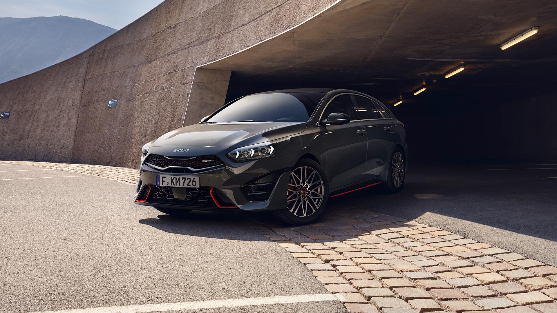 Der Kia ProCeed GT in Schwarz