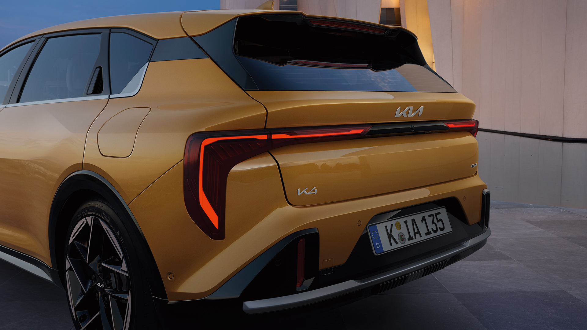 Charakteristische LED-Rückleuchten.