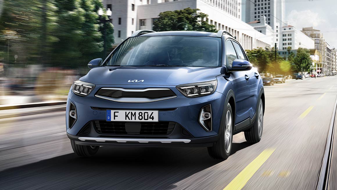 Der Kia Stonic mit kraftvollem Karosserie-Styling.